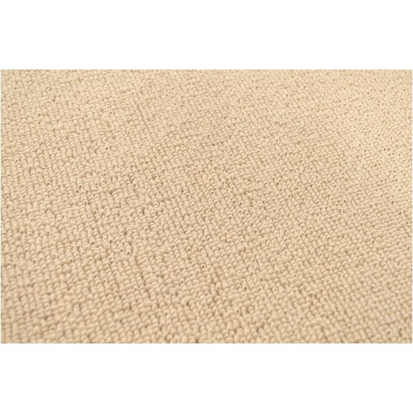 スーパSALE10倍＆4時間限定10％OFF カーペット ラグ 平織 フリーカット ループ / 本間 2畳 191×191cm ベージュ プレーン 九装