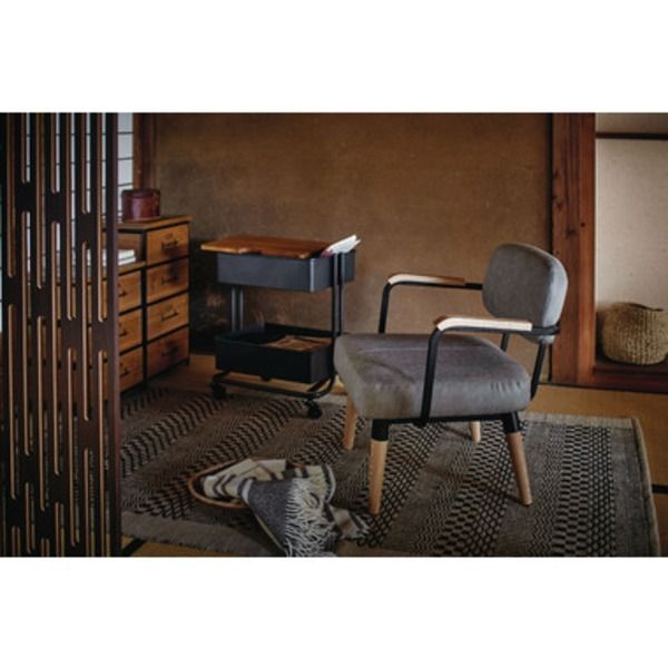 スーパSALE10倍＆4時間限定10％OFF ソファー パーソナルチェア 幅70cm 1人掛け グレー 肘付き スチール ソフトレザー ロイス リビング ダイニング プレゼント