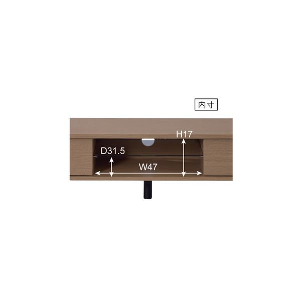 スーパSALE10倍＆4時間限定10％OFF テレビ台 テレビボード 幅150cm ナチュラル スチール 脚付き 収納スペース付き リビング ダイニング インテリア家具