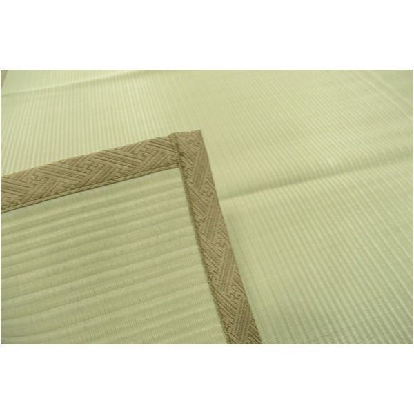 スーパSALE10倍＆4時間限定10％OFF レジャーシート 洗える い草 PP 352×352cm 江戸間 8畳 グリーン PP無地 九装