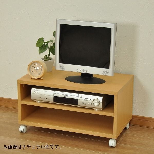 テレビ台 テレビボード 約幅60cm M ブラウン キャスター付き フリーラック 組立品 リビング ダイニング インテリア家具代引NG