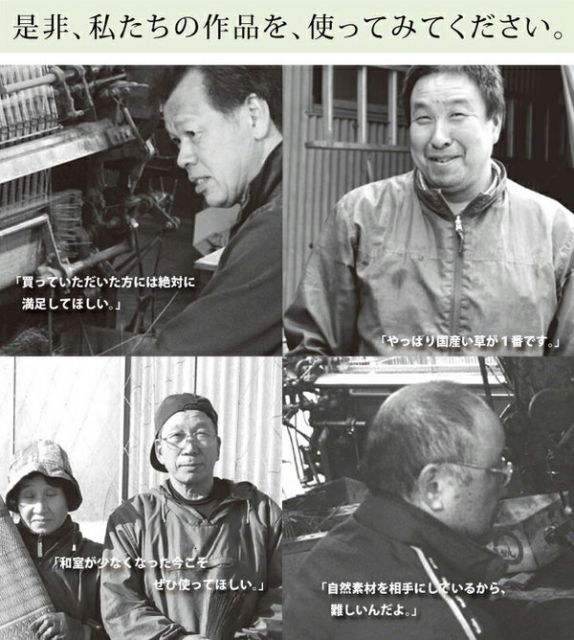 い草 花ござ ラグマット/絨毯 グリーン 江戸間4.5畳 約261×261cm 抗菌 防臭 消臭 調湿 日本製 〔リビング フローリング〕代引NG