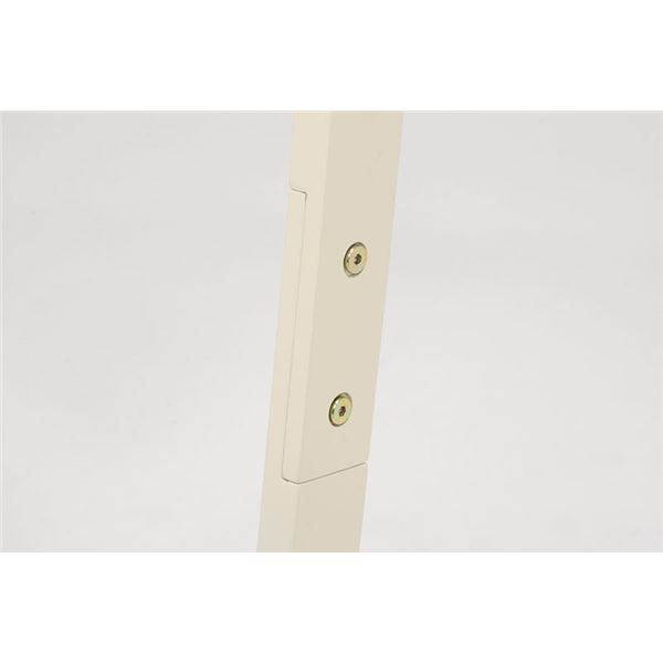 スーパSALE10倍＆4時間限定10％OFF スリム ハンガーラック/コートハンガー 【幅50cm アイボリー】 木製 ラバーウッド 収納台付き 〔リビング ベッドルーム〕【代引NG】