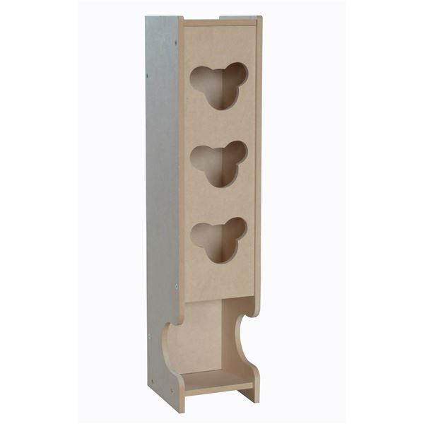 トイレラック トイレット ペーパーホルダー 約幅14cm×奥行14.5cm×高さ61cm ナチュラル 無塗装 フタ付き ペーパー約5個収納可 日本製 国産 トイレットペーパー収納 トイレ収納代引NG
