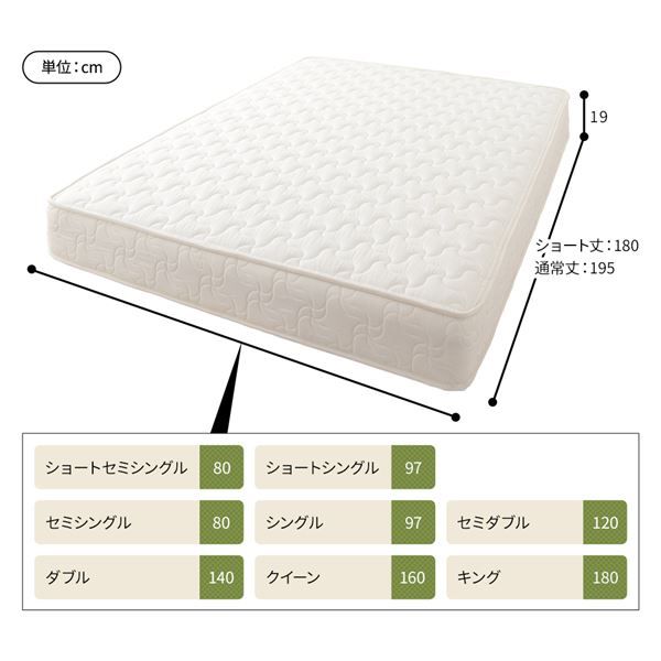 スーパSALE10倍＆4時間限定10％OFF マットレス 国産 ポケットコイル 快眠 高密度 体圧分散 1年保証 コンパクト 圧縮 梱包 セミシングルサイズ