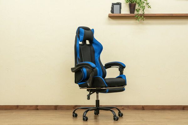 スーパSALE10倍＆4時間限定10％OFF フルフラットメッシュレーシングチェア ブラック (BK）【代引NG】