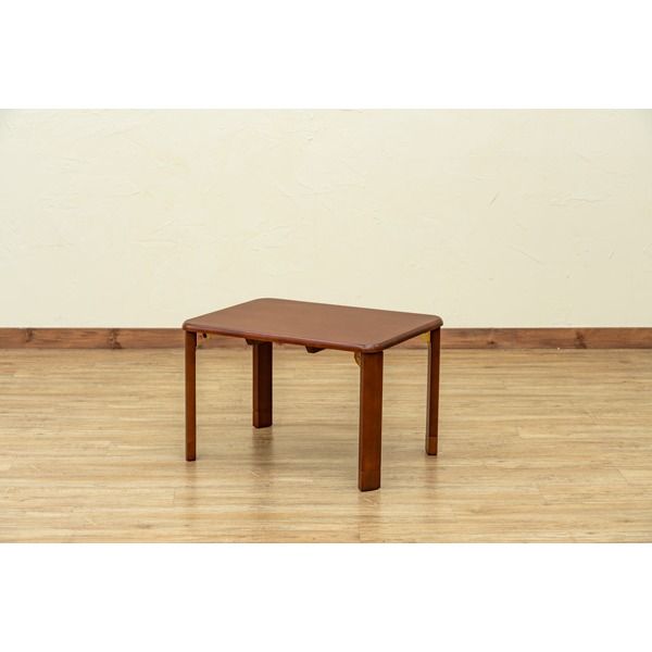 スーパSALE10倍＆4時間限定10％OFF 継脚付 ウッディテーブル 60×45cmブラウン (BR）【代引NG】