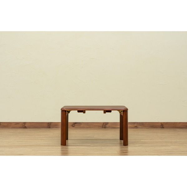 スーパSALE10倍＆4時間限定10％OFF 継脚付 ウッディテーブル 60×45cmブラウン (BR）【代引NG】