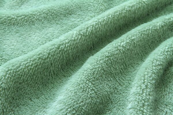 北欧風 こたつ布団カバー/寝具 ファスナータイプ グリーン 約195×195cm 正方形 洗える フランネル 〔リビング〕代引NG