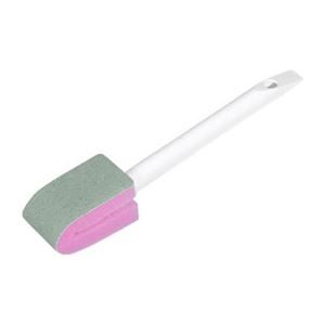 スーパSALE10倍＆4時間限定10％OFF トイレブラシ/トイレ掃除用品 【60個セット】 約幅3cm 除菌 おまかせくださいトイレ用柄付き 〔お手洗い レストルーム〕