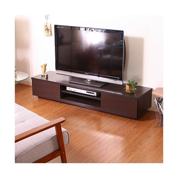 テレビ台 ローボード 幅150cm ブラウン AV機器収納対応 引き出し付き 木目調 リビング ダイニング ベッドルーム代引NG