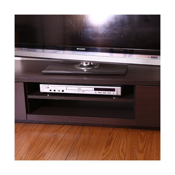 テレビ台 ローボード 幅150cm ブラウン AV機器収納対応 引き出し付き 木目調 リビング ダイニング ベッドルーム代引NG