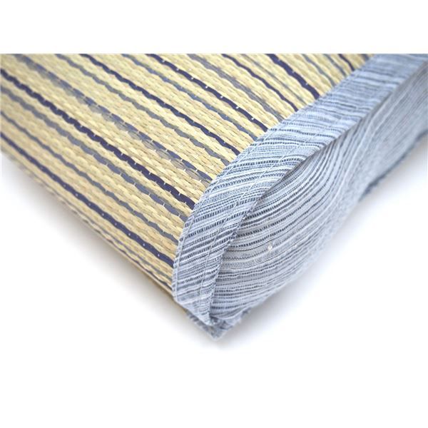 い草 ウェーブ枕/寝具 約幅35×奥行20×高さ10cm 表面：イ草100％ 『涼仙 りょうせん』 〔リビング ベッドルーム〕代引NG