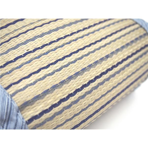 い草 ウェーブ枕/寝具 約幅35×奥行20×高さ10cm 表面：イ草100％ 『涼仙 りょうせん』 〔リビング ベッドルーム〕代引NG