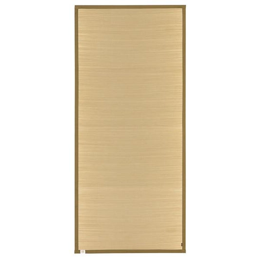 国産い草 シーツ/フロアマット 約幅88×奥行195cm グリーン 日本製 表面：イ草100％ 『吉備 きび』 〔リビング〕代引NG
