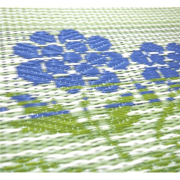 い草風 上敷き/ラグマット PP柄 本間 4.5帖 日本製 洗える 保温効果 防寒対策対応 『#110』 〔リビング〕代引NG