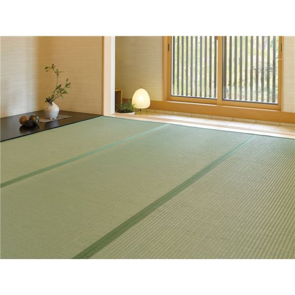 洗える消臭 上敷き/ラグマット 江戸間 1帖 日本製 防炎加工 高耐久性 『極美爽』 〔リビング ダイニング〕代引NG