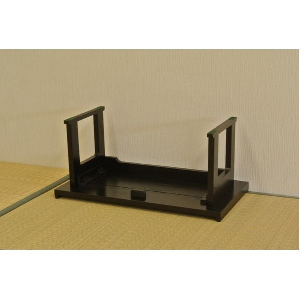 経机 仏具 幅60cm×奥行34cm×高さ27.5cm 木製 コンパクト 折脚 折りたたみ 読書机 置き台 完成品代引NG