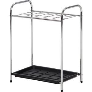クロム 傘立て アンブレラスタンド 15マス 幅475×奥行285×高さ620mm 業務用 組立品 玄関 入口 エントランス オフィス 会社代引NG