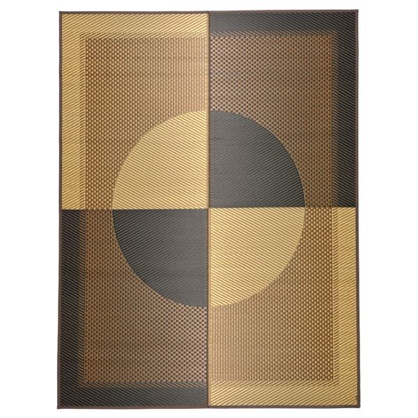 国産 い草ラグマット 191×250cm 日本製 抗カビ 消臭 ホットカーペット可 『月光』 〔リビング ダイニング〕代引NG