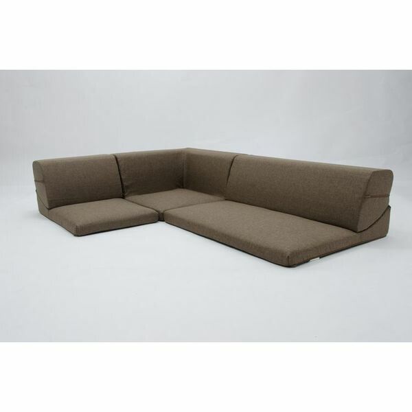 1人掛け ソファー/フロアソファー 単体 レッド 幅49cm ウレタンフォーム 日本製 〔リビング ダイニング〕代引NG