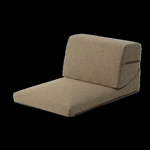 1人掛け ソファー/フロアソファー 単体 レッド 幅49cm ウレタンフォーム 日本製 〔リビング ダイニング〕代引NG