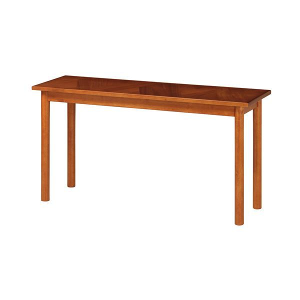 ロングデスク/パソコンデスク 幅1300×奥行400×高さ680mm 木製 〔リビング ダイニング〕 組立品代引NG