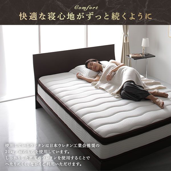 スーパSALE10倍＆4時間限定10％OFF マットレス セミシングル 80cm 2層 ポケットコイル ハイグレード 快眠 ニット 体圧分散 1年保証 コンパクト 圧縮梱包