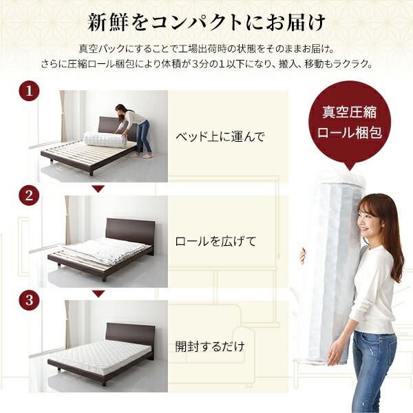 スーパSALE10倍＆4時間限定10％OFF マットレス 国産 ポケットコイル 薄型 三つ折り 快眠 体圧分散 1年保証 コンパクト 圧縮 梱包  セミシングル サイズ