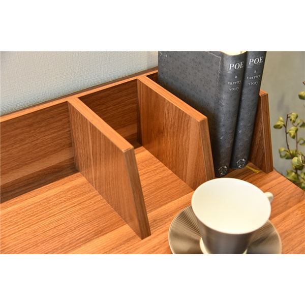パソコンデスク/学習机 幅80cm ブラック×ブラウン スチール アイアン 組立品 〔リビング 在宅ワーク〕代引NG