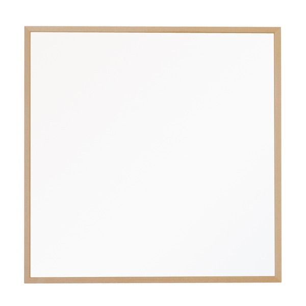 スーパSALE10倍＆4時間限定10％OFF 細枠正方形ウォールミラー幅60cm (ナチュラル) 天然木/鏡/スリム/高級感/木製/飛散防止加工/壁掛け/オシャレ/北欧風/日本製/完成品/NK-10