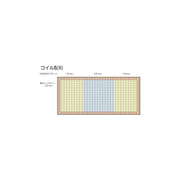 3ゾーンポケットコイルマットレス ダブル 幅140cm 日本製 ピロートップ やわらかめ エッジサポート 圧縮梱包 ベッドフレーム別売