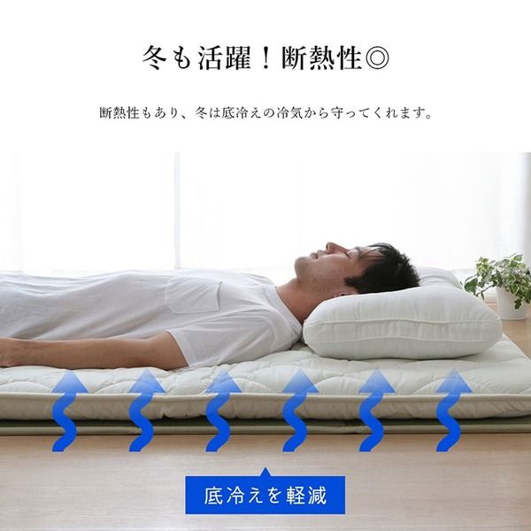 軽量 い草 ユニット畳マットレス 約100×200cm 折りたたみ可 抗菌 防臭 消臭 調湿 防音 断熱性 クッション性 防滑代引NG