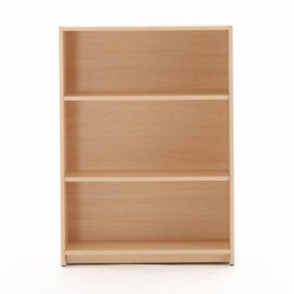 収納棚 ブックシェルフ 約幅820mm ナチュラル アジャスター 可動棚 ローシェルフ お客様組立品 リビング ダイニング代引NG