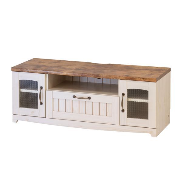 カントリー TV台 W105×D39×H39cm 組立品代引NG