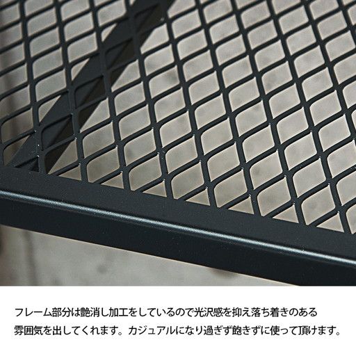 ビンテージ風 ローボード/テレビ台 幅110×奥行30×高さ39.5cm スチールフレーム キャスター付き 棚付き 組立品代引NG