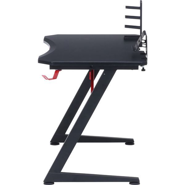 ゲーミングデスク ワークデスク 幅105cm レッド スチール リビング 書斎 在宅ワーク テレワーク 在宅勤務 リモートワーク代引NG