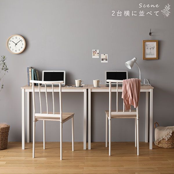 スーパSALE10倍＆4時間限定10％OFF デスク チェア セット ナチュラル 幅80cm×奥行40cm コンセント付き 木製 コンパクト オフィス PC パソコン リビング 学習 机