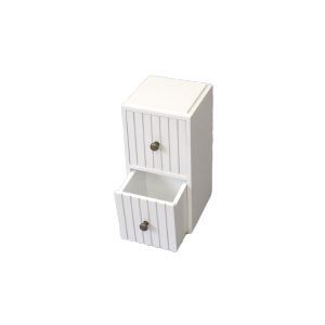 スーパSALE10倍＆4時間限定10％OFF トイレラック トイレ収納 約幅15×奥行17×高さ30.5cm 引出しタイプ ホワイト スタッキング de トイレ収納 お手洗い 御手洗