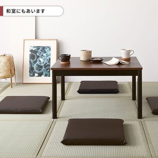 スーパSALE10倍＆4時間限定10％OFF 座布団 ブラック 10枚セット 日本製 スクエア クッション フラット シート 42×42 cm PVC 合皮 レザー シンプル モダン デザイン