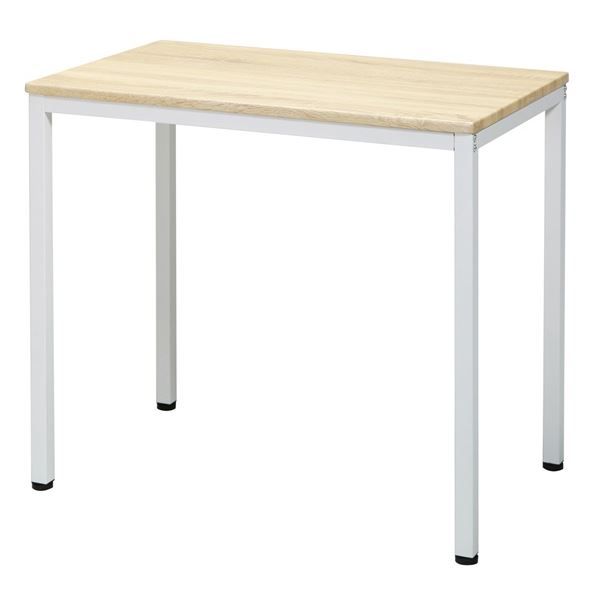 スーパSALE10倍＆4時間限定10％OFF センターテーブル パソコンデスク 約幅80cm ナチュラル アジャスター フェルト付 組立品 ヴィンテージデスク リビング