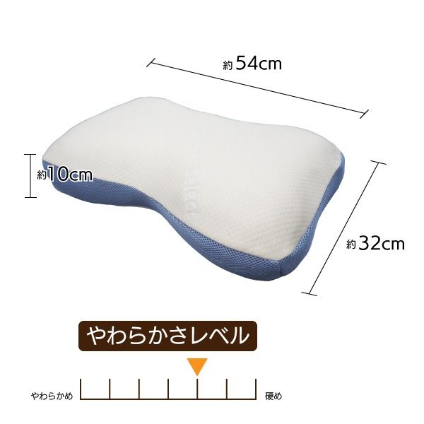 枕 寝具 約32×54×10cm 医学博士おすすめ 健康まくら 抗菌作用 低反発チップ ベッドルーム 寝室 プレゼント代引NG