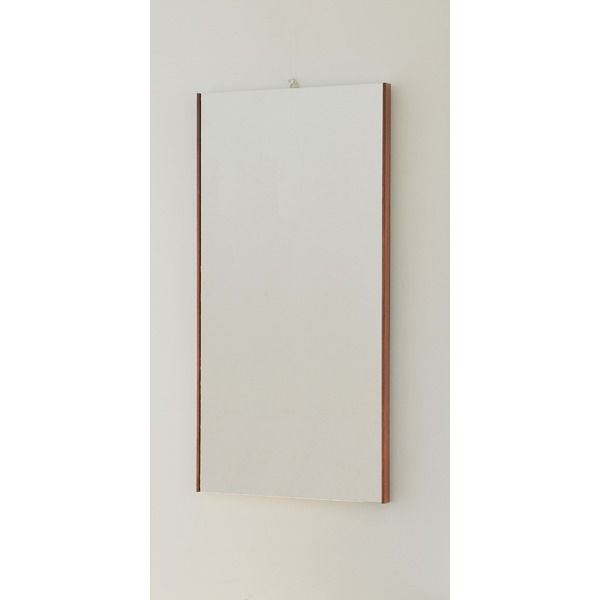 割れない鏡/ウォールミラー エア・ミニ 30×60×2cm ブラウン 日本製 『REFEX リフェクス』