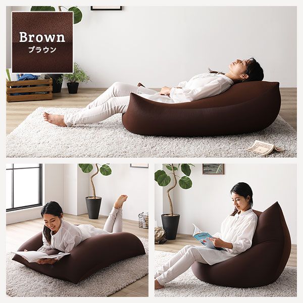 ビーズクッション 110cm×71cm 特大 ネイビー ビーズ量約175リットル 日本製 国産 吸水速乾 帯電防止 体圧分散 軽量 2WAY ソファー  ビッグクッション代引NG