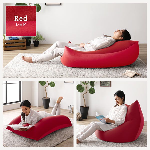 ビーズクッション 110cm×71cm 特大 ネイビー ビーズ量約175リットル 日本製 国産 吸水速乾 帯電防止 体圧分散 軽量 2WAY ソファー  ビッグクッション代引NG