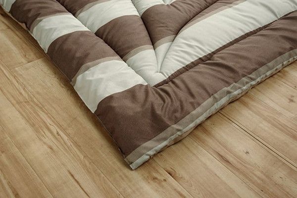 洗える 掛け布団/寝具 セミダブルロング 枝アイボリー 約170×210cm 東レマッシュロン綿 軽量 日本製 〔寝室〕代引NG