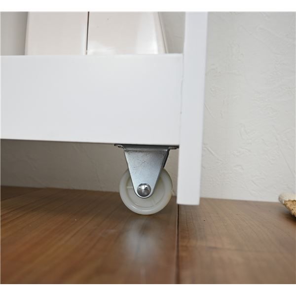 スーパSALE10倍＆4時間限定10％OFF トイレラック トイレ収納 約幅14cm×奥行52cm×高さ65cm ホワイト スリム トイレットペーパー収納 すき間収納 コンパクト トイレットペーパー収納 トイレット ペーパーホルダー