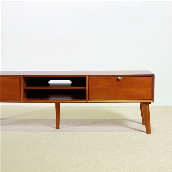 北欧ヴィンテージ調 AVボード/テレビ台 Lサイズ 幅150cm×奥行40cm×高さ46cm 木製代引NG