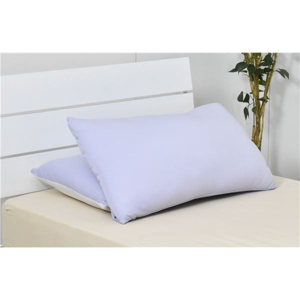 スーパSALE10倍＆4時間限定10％OFF 枕 寝具 約90×70×20cm ラベンダー 日本製 ポリエステル ツインレストピロー ベッドルーム 寝室
