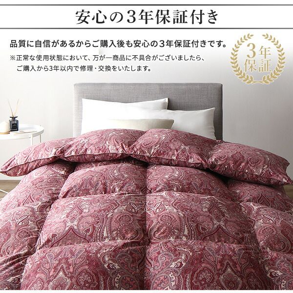 羽毛布団 掛け布団 ダブル アイボリー ダウン50% 250dp パワーアップ加工 抗菌 防臭 防ダニ 日本製 国産 ピーチスキン加工 ループ付き 高品質ホワイトダックダウン採用 二重縫製 掛 布団 ふとん 寝具代引NG